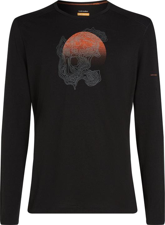 Actual product image Icebreaker Merino 200 Oasis L/S Crewe Ruapehu Round (L)