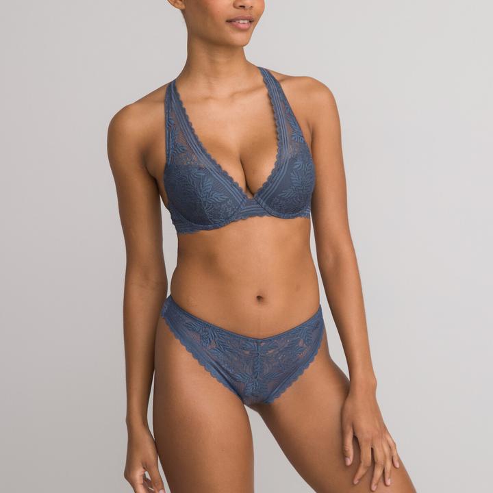 Image du produit La Redoute Collections Soutien-gorge en dentelle foulard en matière recyclée (75 B)