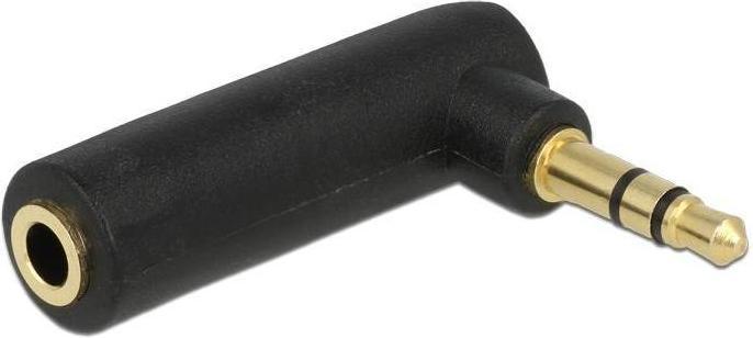Produktbild Delock Adapter Audio Klinke 3,5 mm 3 Pin Stecker > Buchse gewinkelt