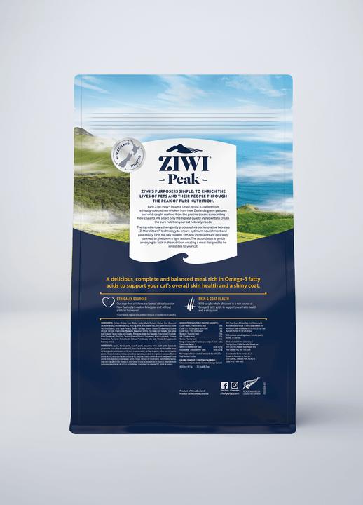 Actual product image Magni Ziwipeak - Steam & dried chicken, cat 800 gr. - (zp076) (Adult, 1 pcs., 800 g)