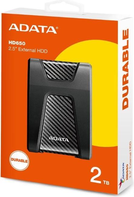 Produktbild Adata DashDrive Durable HD650 (2 TB)