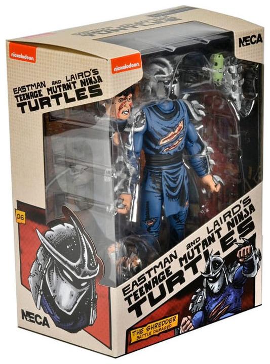 Actual product image Neca Teenage Mutant Ninja Turtles (Mirage Comics) Action Figure Battle Damaged Shredder 18 cm