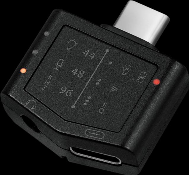 Produktbild LogiLink Audio Adapter m. EQ, 2xUSB-C -> /F,96kHz w/PD (Klinkenadapter)