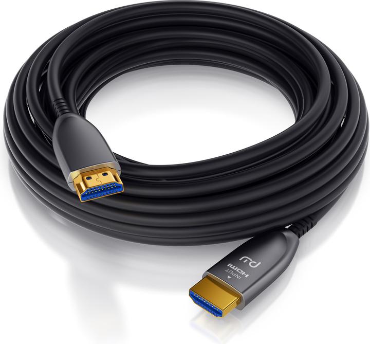 Image du produit Primewire Câble HDMI 2.0b fibre optique, type A, fibre optique Ultra HD, triple blindage, 4K, 3D, ARC (3 m, HDMI)