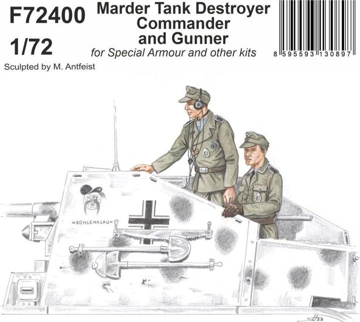 Produktbild CMK Marder Tank Destroyer Commander and Gunner 1/72