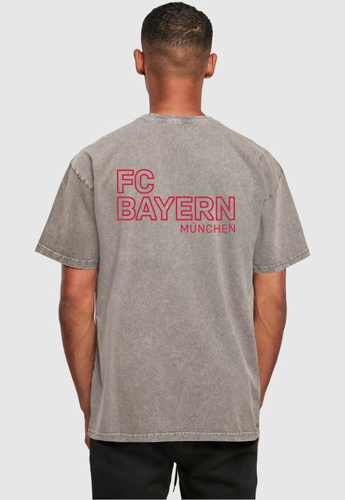 Produktbild FC Bayern München Mia San Mia VR Acid Washed Heavy Oversize Tee - 115275 (L)