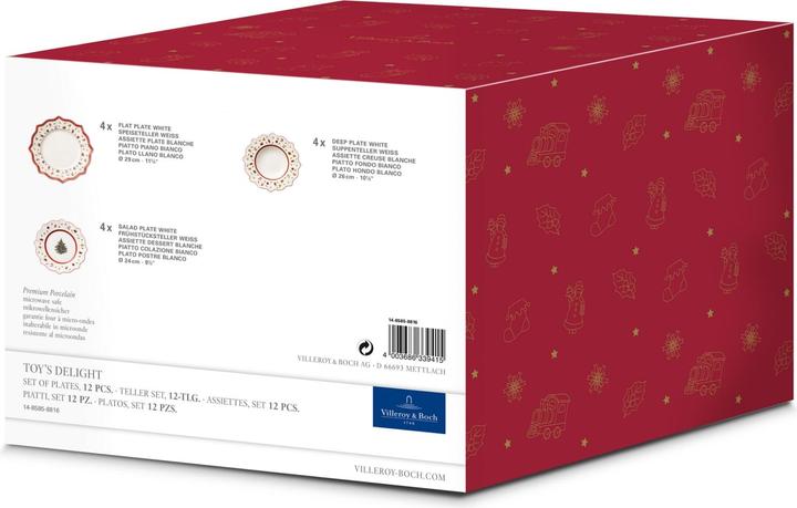 Productafbeelding Villeroy & Boch Bordenset 12st Toy's Delight (12 Stuk)