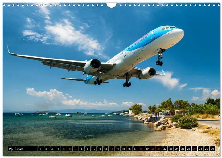 Produktbild :Flugzeugkalender (Wandkalender (A3, Deutsch)