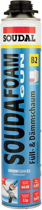 Produktbild Soudal Jörg Northe GmbH Soudafoam Gun B2 Pistolenschaum Dose a 750ml (750 ml)
