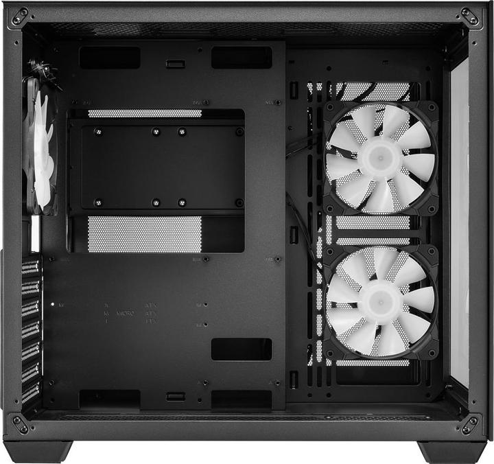 Produktbild Fortron FSP/ CMT380A/Midi Tower/Transpar./??ern?? (ATX, mATX, Mini-ITX)