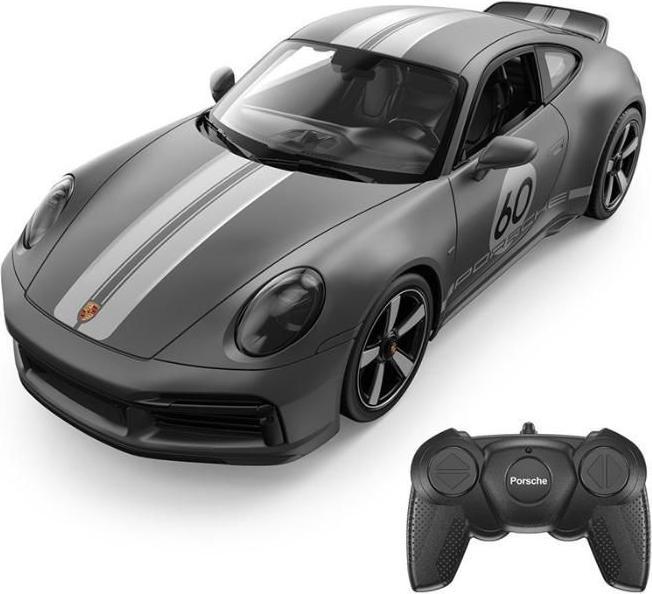 Actual product image Rastar R/C 1:16 Porsche 911 Sport Classic Grey (94900)