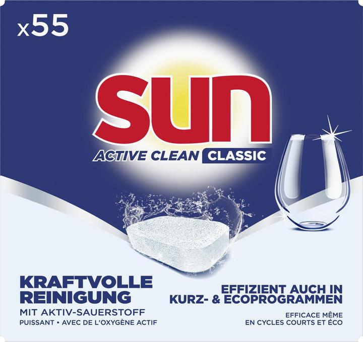 Image du produit Sun Classic Active Clean Tabs Regular 55x (Tabs)