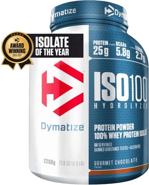 Image du produit Dymatize Iso 100 (Gourmet Chocolate, 1 pcs, 2264 g)