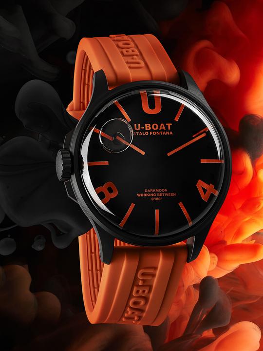Actual product image U-Boat 9538 Darkmoon Orange IPB (Analogue wristwatch, 44 mm)