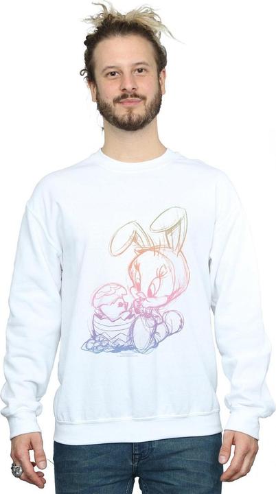 Immagine prodotto Looney Tunes Tweety Pie Easter Egg Sketch Felpa Uomo (S)