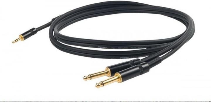 Immagine prodotto Proel Y-Mono (1.50 m, Connettore da 3,5 mm (AUX), Jack 6,3 mm)