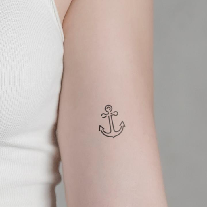 Produktbild minink Temporäres Tattoo – Kleiner Anker