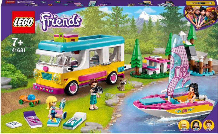 Actual product image LEGO Friends 41681 Forest camper and sailboat (41681, LEGO Friends)