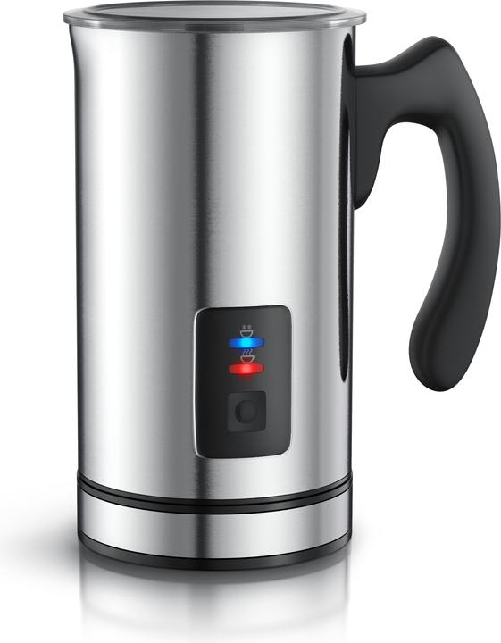 Arendo Montalatte, 500 W, montalatte automatico in acciaio inox - MILKSKY Silver (24 cl)