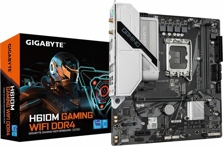 Gigabyte H610M Gaming WIFI DDR4 (LGA 1700, Intel H610 Uitdrukkelijk, mATX)