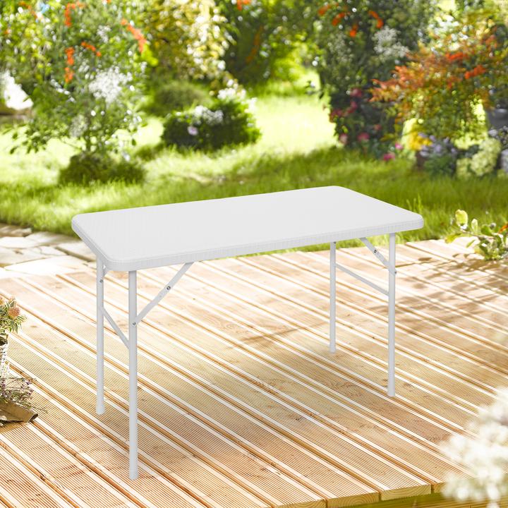 Actual product image Relaxdays garden table (121.50 cm)