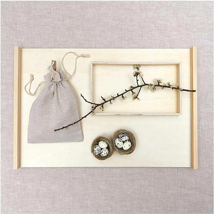 Image du produit Rico Design Nid de Pâques avec oeufs 6.5 cm, 2 pièces (2 x, Ø 6 x 3 cm)