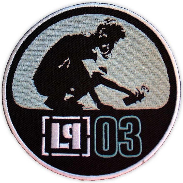 Actual product image Linkin Park LP03 Woven Iron On Patch