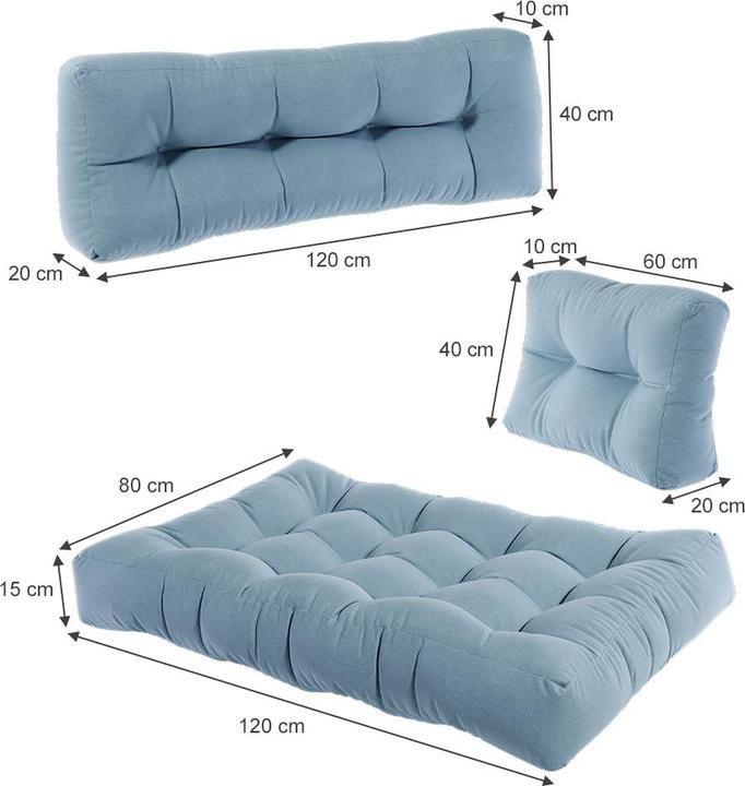 Actual product image Vicco Set Flocken (120 x 80 x 15 cm)