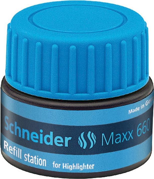 Produktbild Schneider Tintenglas Nachfülltinte 660 Blau (Nachfülleinheit, Blau)