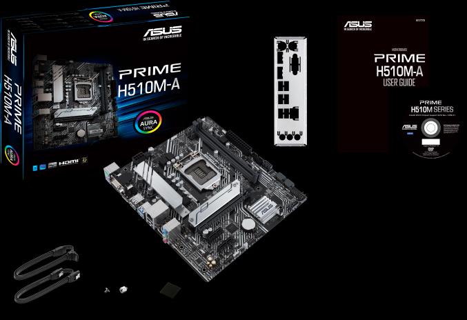Productafbeelding ASUS PRIME H510M-A Moederbord (LGA 1200, Intel H510, mATX)