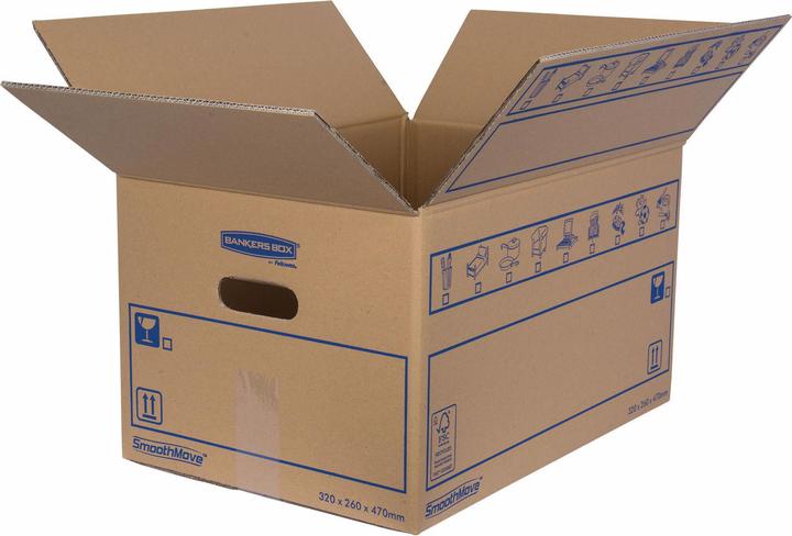 Image du produit Fellowes Smoothmove (set de 10) (61 x 41 x 46 cm, 115 l)