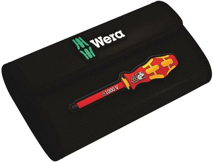 Actual product image Wera VDE interchangeable blade set (Phillipps cross recess (PH), Torx (TX), Pozidriv cross recess (PZ), Slotted screws)
