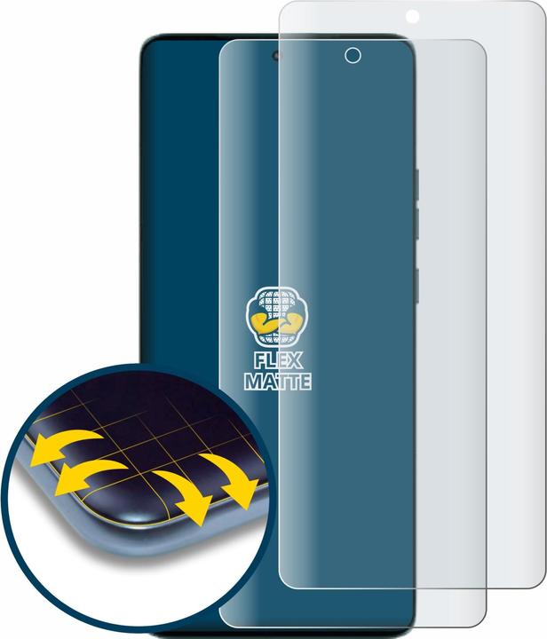 Actual product image BROTECT Full-Screen Protector Matte (2 Piece, Motorola Edge 50)