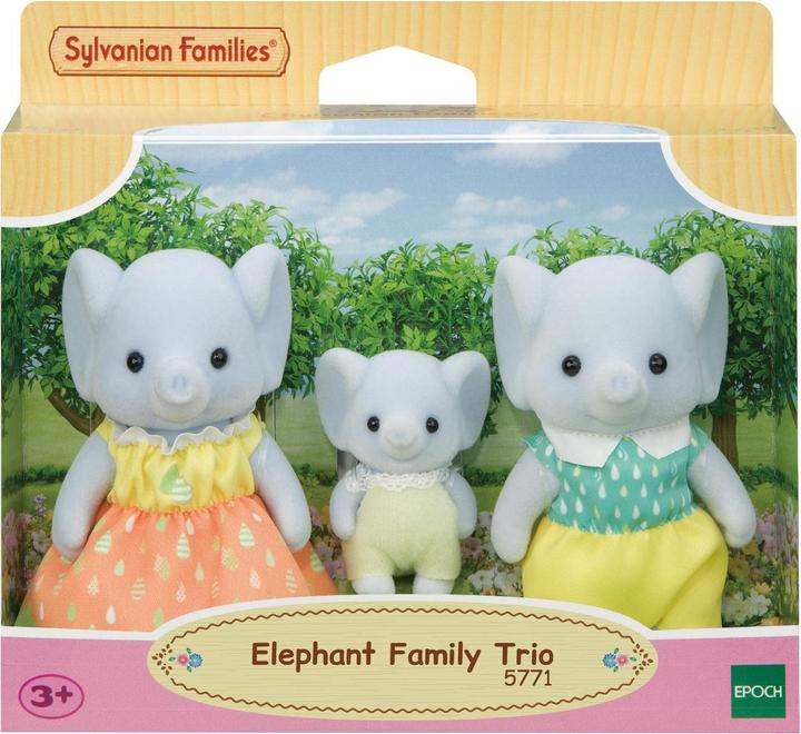Image du produit Sylvanian Families Trio de la famille Elephant