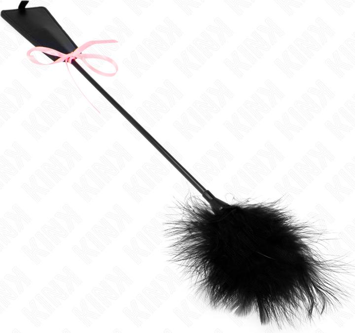 Actual product image Kink Tickle Feathers With Pink Bow 49 cm
