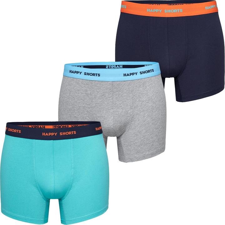 Actual product image Happy shorts Boxer shorts Casual Comfortable fit (XXL, pack of 3)