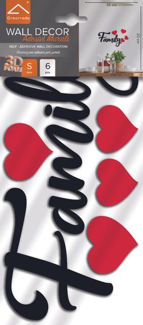 Image du produit Crearreda Foam Wall Sticker 15x31 cm Family (15 x 31 cm)