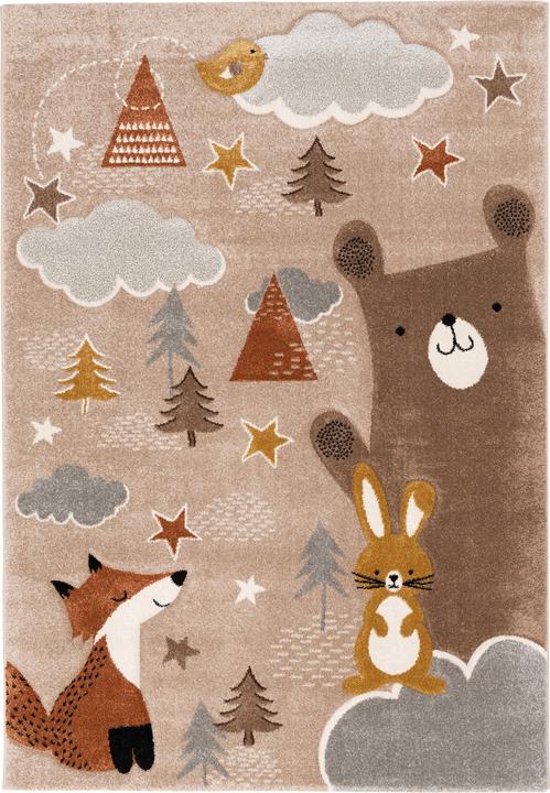 Image du produit Pergamon Tapis pour enfants Maui Kids renard et ours (200 x 290 cm)