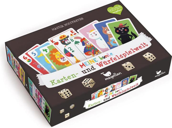 Mon univers coloré de jeux de cartes et de dés (Allemand)