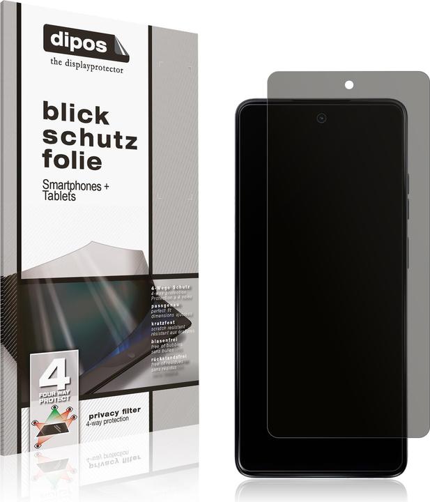 Produktbild Dipos Privacy Blickschutzfolie 4-Way (1 Stück, Motorola Moto G24 Power)