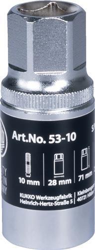 Image du produit Kukko Extracteur de goujon 53-12 pour goujon Ø 12 mm corps Ø 28 mm longueur 71 mm