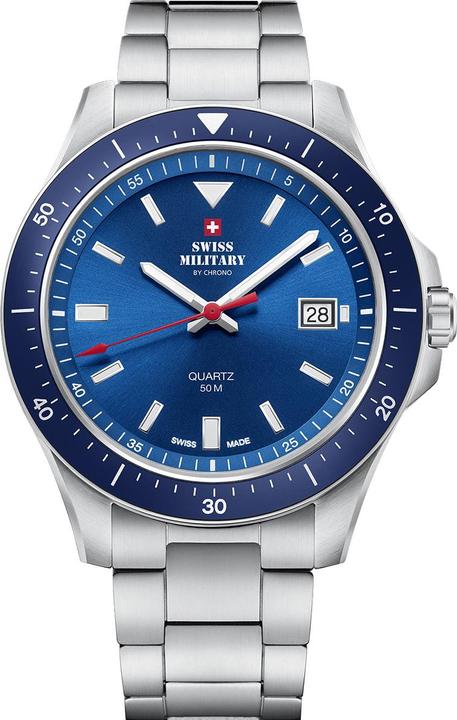 Actual product image Swiss Military quartz (Analogue wristwatch, 42 mm)