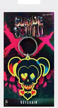 Image du produit Pyramid Suicide Squad Gummi-Schlüsselanhänger Harley Skull