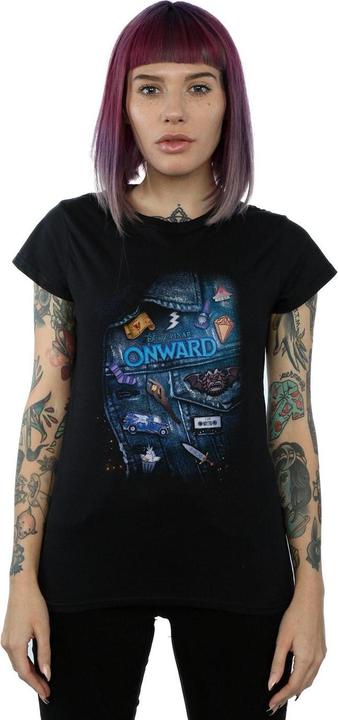 Actual product image Disney Womens/Ladies Onward Jacket Detail Cotton T-Shirt (XL)
