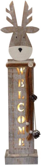 Image du produit Support en bois LED Cerf