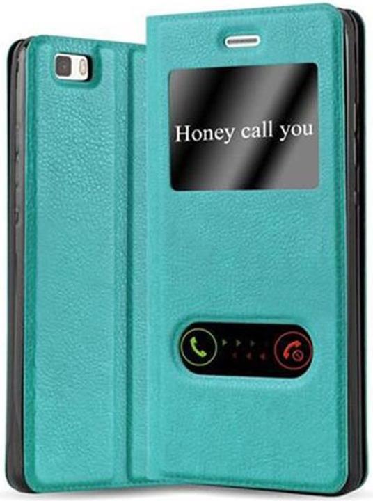 Actual product image Cadorabo Case Book View Doppelfenster (Huawei P8 Lite)