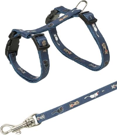 Image du produit Trixie Kitty cat harness avec motif chat (Chat, Général)