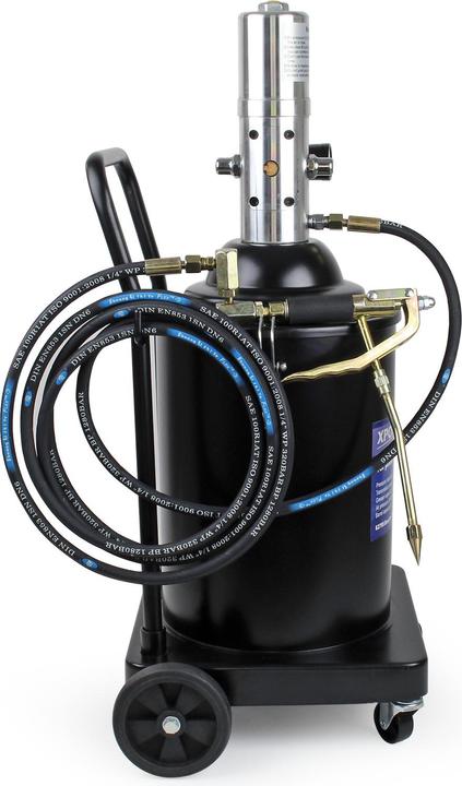 Immagine prodotto XPOtool Ingrassatore da 15 litri pneumatico ad aria compressa ingrassatore mobile professionale mobile