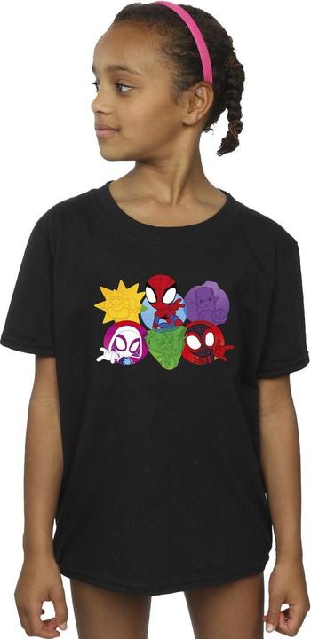 Immagine prodotto Spidey And His Amazing Friends Faces Maglietta Ragazze (152, 158)