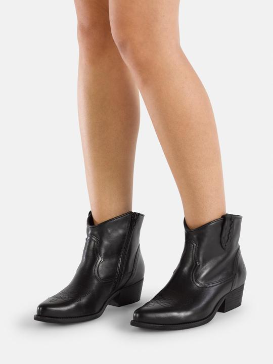 Actual product image Felmini The wide cowboy ankle boot made from Marvin leather is a trendy and comfortable choice. This wide (36)